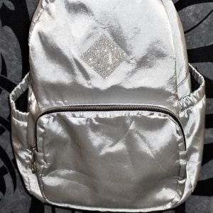 Metallic Silver Madden Girl Backpack